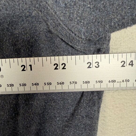 Woolrich Button Down Shirt Mens L Midnight Blue Heather Long Sleeve Pocket - Picture 11 of 13